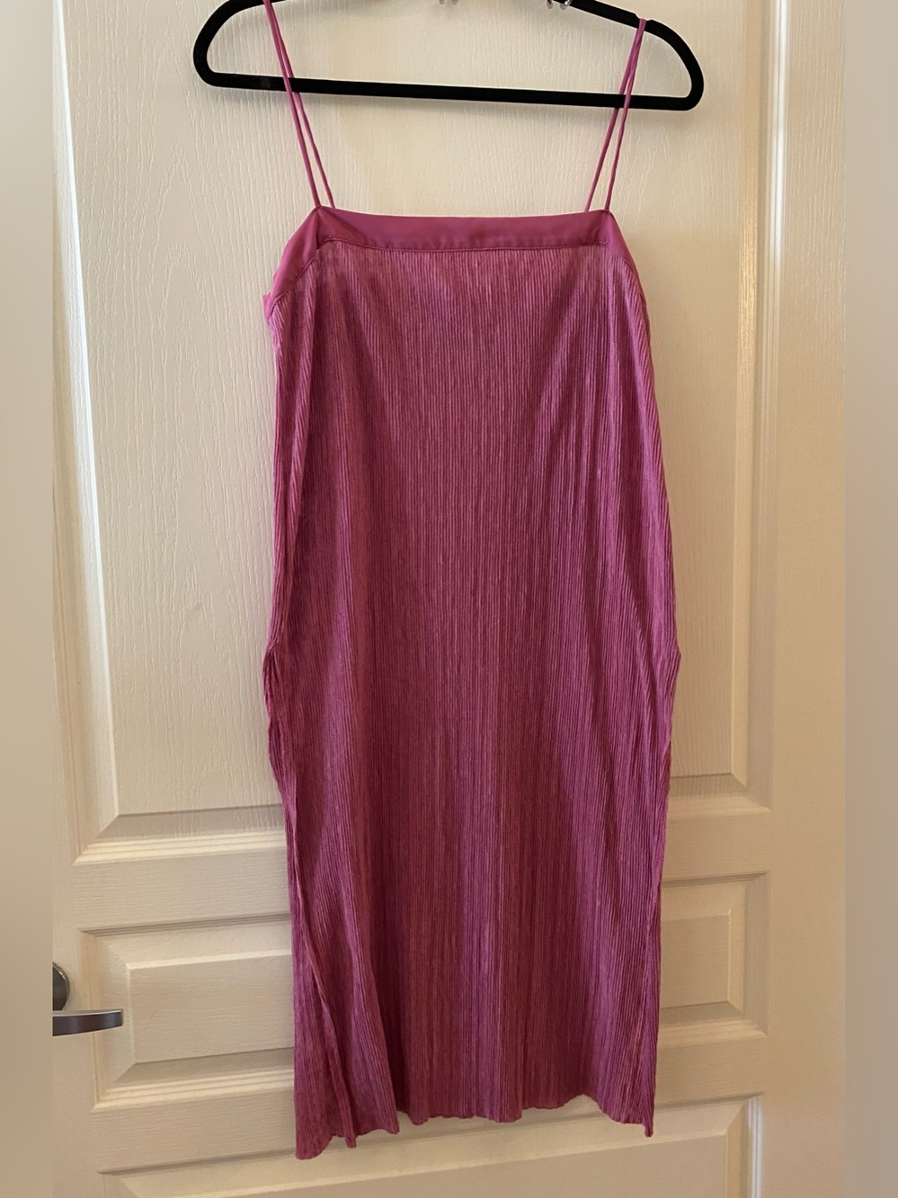ZARA Pleated Tunic Top w/ Side Slits in Pink - S - Picture 2 of 16